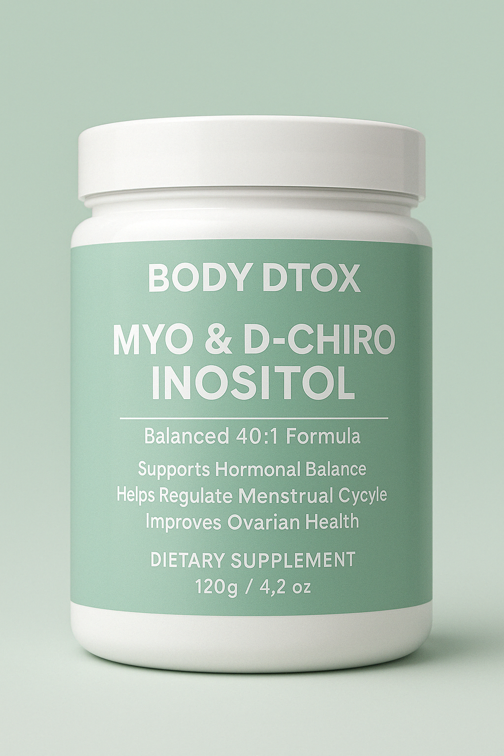 "Support your hormonal balance naturally. This bundle includes our Detox Tea + premium Inositol Formula for PCOS support."